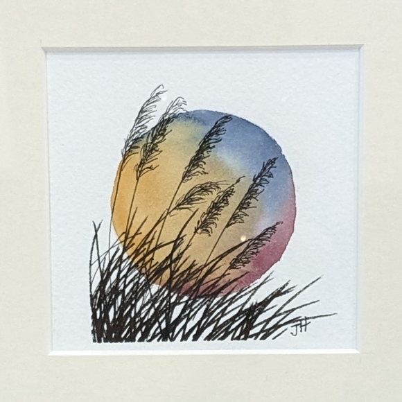 ❤️Host Pick❤️🎨Framed & Matted Original Watercolour painting - Picture 2 of 2